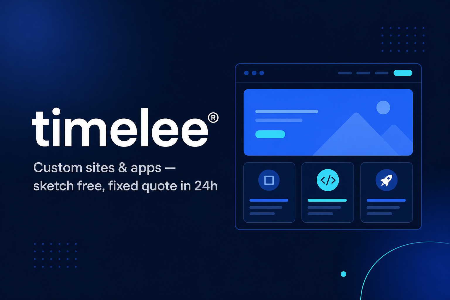 Timelake Software Logo Timelee® | Custom Websites & Web Apps — timelee.com